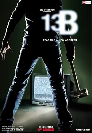 13B movie poster showing a haunted television