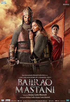 Bajirao Mastani poster with Ranveer Singh, Deepika Padukone, Priyanka Chopra