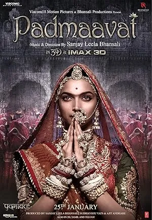 Padmaavat poster featuring Deepika Padukone as Rani Padmavati