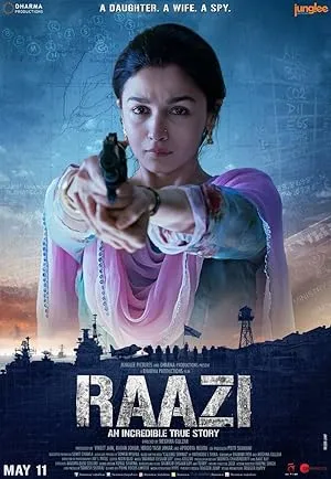 Raazi poster featuring Alia Bhatt
