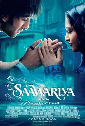 Saawariya poster featuring Ranbir Kapoor and Sonam Kapoor